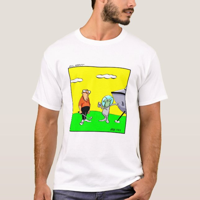  Golf "Wild Shot" Humor Tee Shirt (Front)