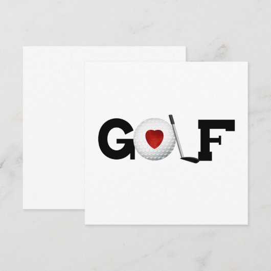 Golf With Golf Ball Tshirts and Gifts (Front/Back)