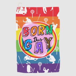 Golf with Pride: Rainbow Towel