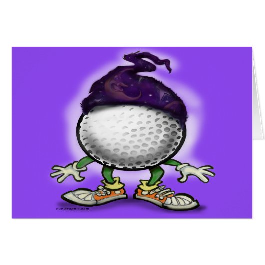 Golf Wizard Cards (Front Horizontal)