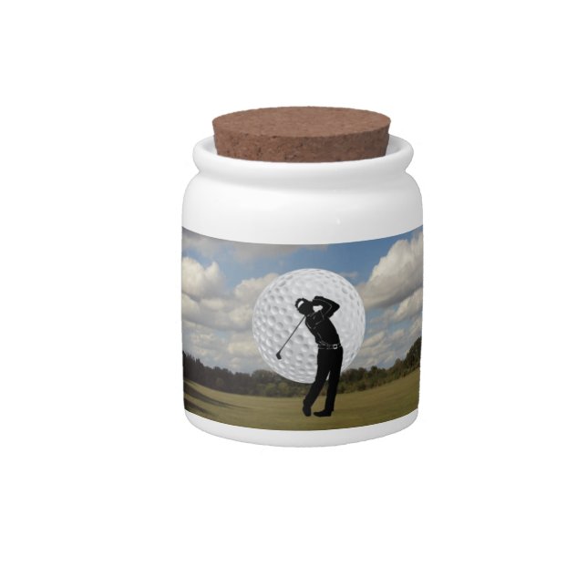 Golf World Candy Jar (Front)