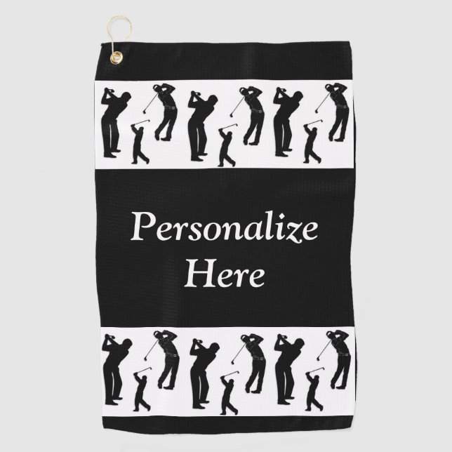 Golf World For Golfers Towel (Front)