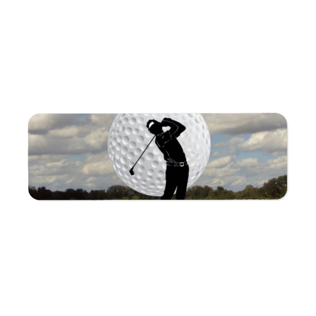 Golf World Label (Front)