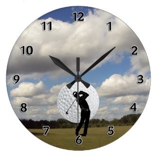 Golf Clocks Personalized