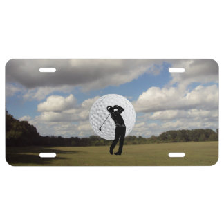 Golf World License Plate