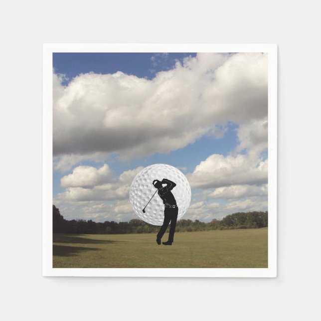 Golf World Paper Napkins (Front)