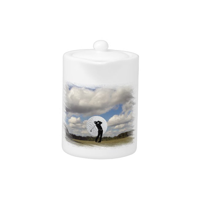 Golf World Teapot (Front)