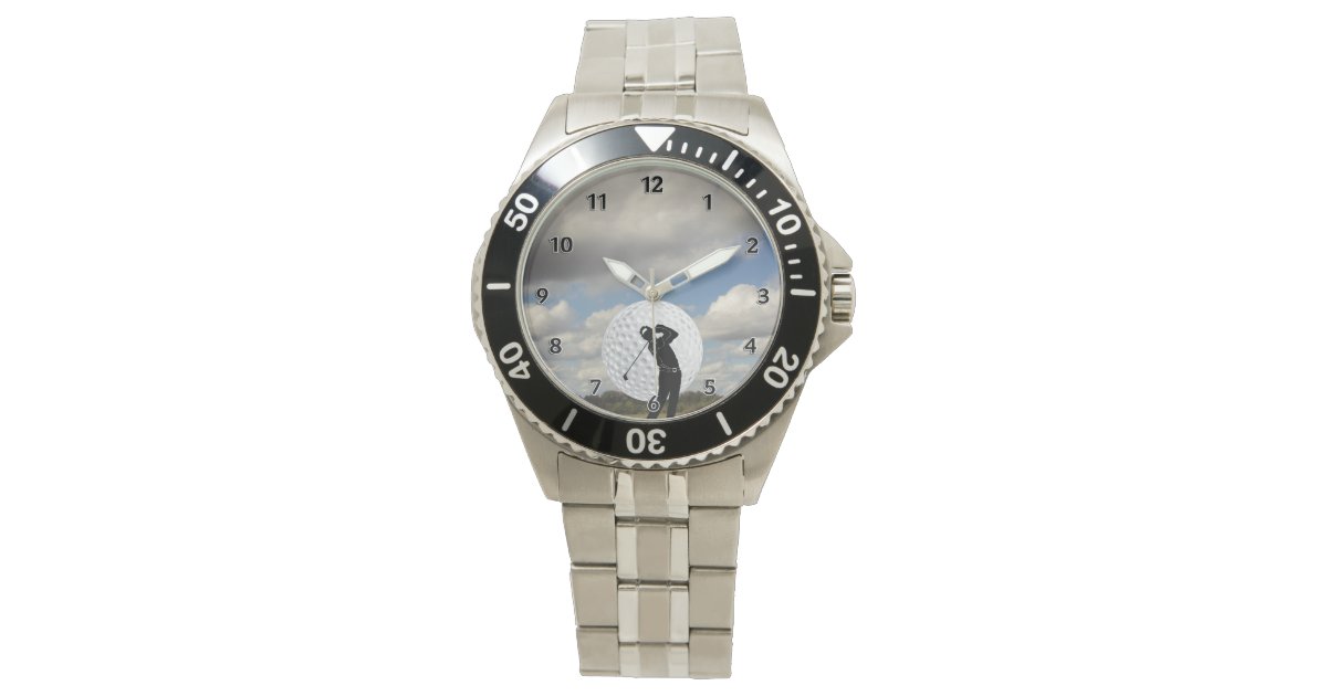 golf yardage wrist watch
