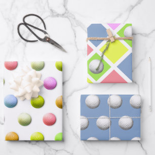 Golf Wrapping Paper Sheets