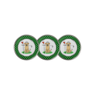 Golf Yellow Lab Labrador Retriever Dog (yel 3) Golf Ball Marker