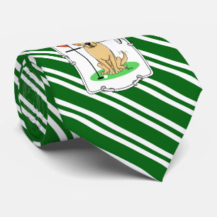 Golf Yellow Lab Labrador Retriever Dog (yel 3) Neck Tie