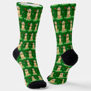 Golf Yellow Labrador Retriever (yel 3) Dog - Cute Socks