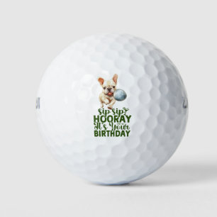 Golf your Birthday Celebration with French Bulldog Balls