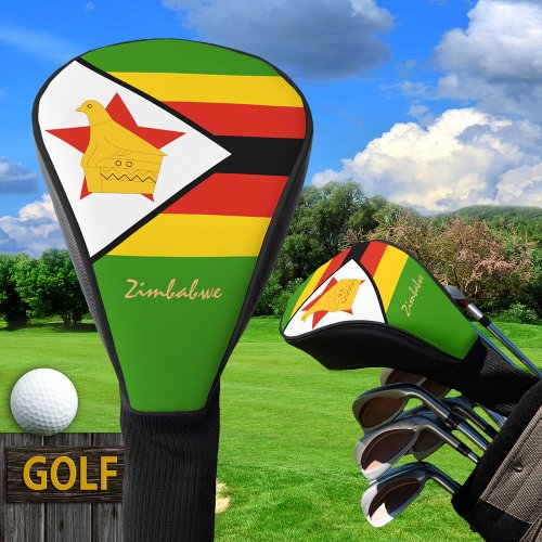 Golf Zimbabwe  Zimbabwe Flag  Golf Clubs Covers