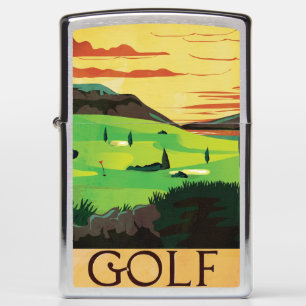 Golf Zippo Lighter