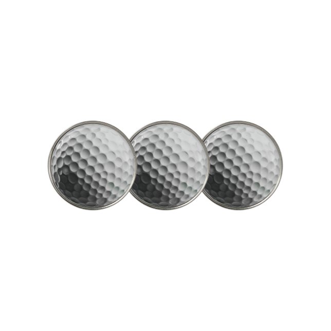 Golfball Golf Ball Marker (3 Up)