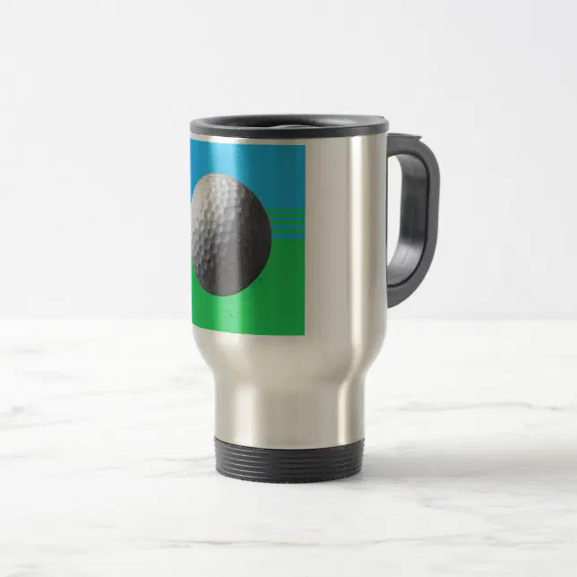 Golfball Travel Mug | Zazzle