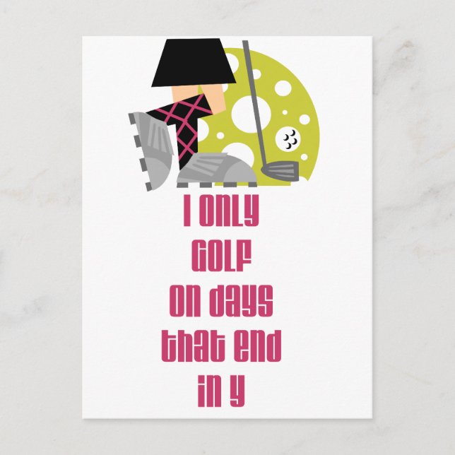 GolfChick Days Postcard (Front)