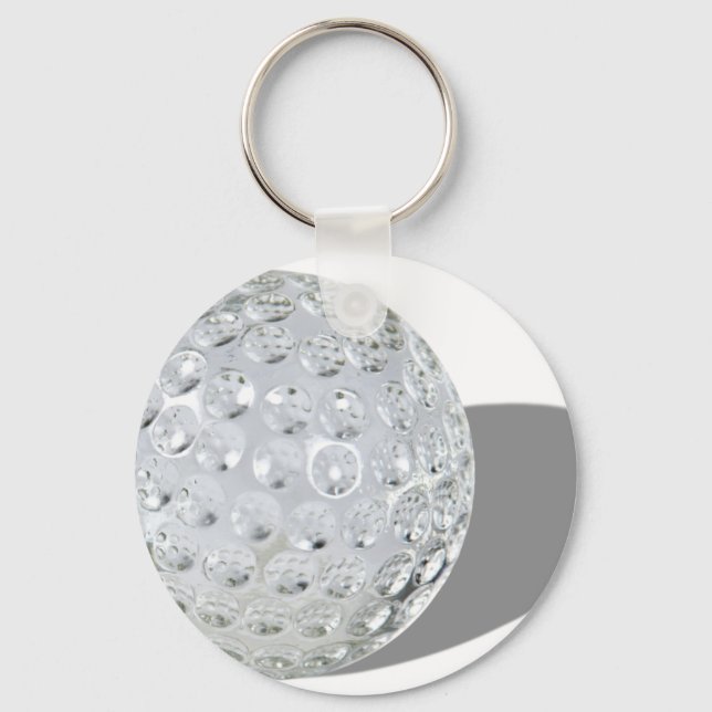 GolfCrystalBall092110 Keychain (Front)
