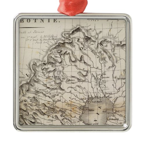 Golfe de Botnie Metal Ornament