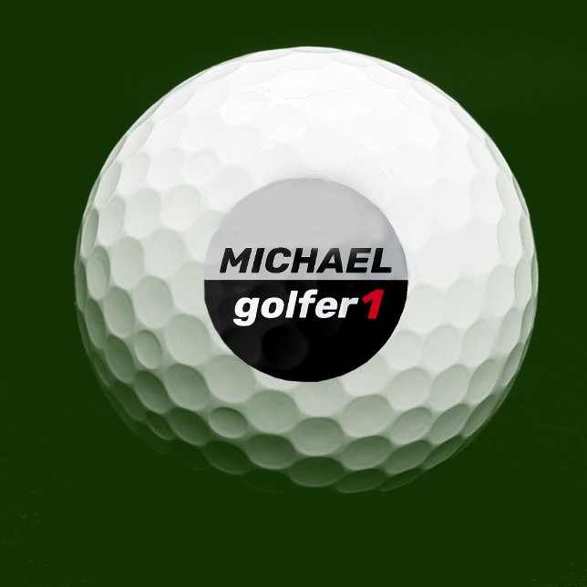 Golfer 1 Personalized Golf Balls (Creator Uploaded)