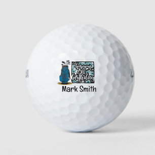 Golfer 75th Birthday  Golf Balls