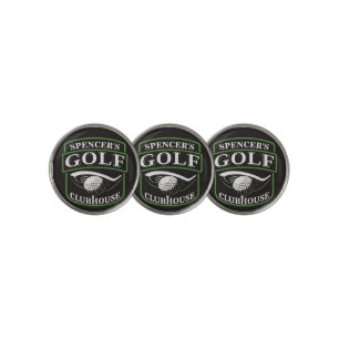 Golfer ADD NAME Pro Golf Player Club Clubhouse Golf Ball Marker