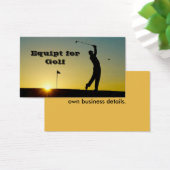 Golfer at Sunset (Desk)