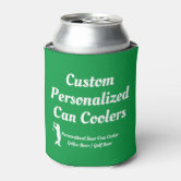  Custom Can Sleeve Beer Coolers Bulk Personalized Can Cooler  With Photo Logo Customized Insulated Beverage Bottle Holder for Party  Weddings Fishing Picnics: Home & Kitchen