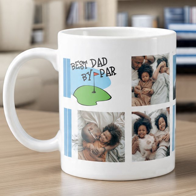 Golfer Best Dad By Par Golf Pun 7 Photo Giant Coffee Mug (Golfer Best Dad By Par Golf Pun 7 Photo Giant Coffee Mug
by Ricaso. Golfing themed photo mug)
