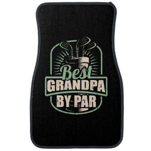 Golfer Best Grandpa By Par Car Floor Mat