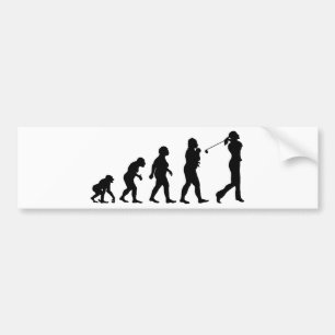 Golfer Bumper Sticker