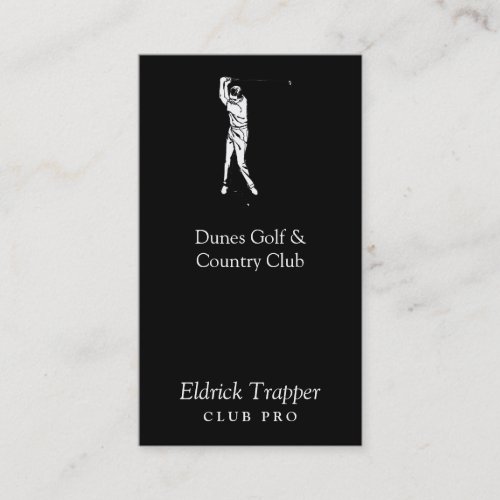 Golfer Business Card Templates