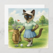 Golfer Cat Lady tournament (Front/Back)