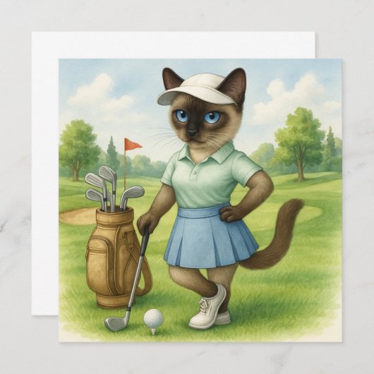 Golfer Cat Lady tournament (Front/Back)