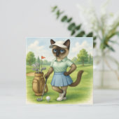 Golfer Cat Lady tournament (Standing Front)