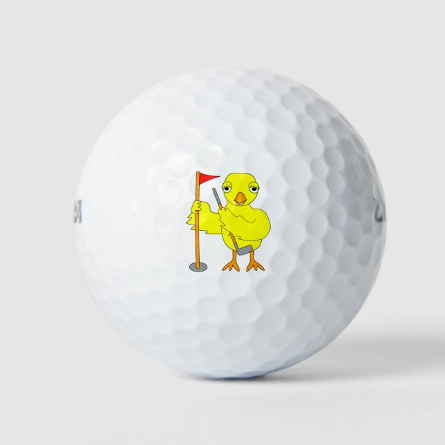 Golfer Chick Golf Balls (Front)