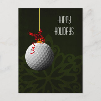golfer Christmas Cards
