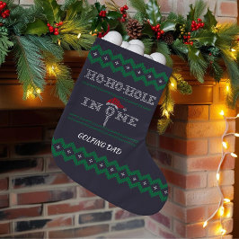 Golfer Christmas Stocking Hole in One