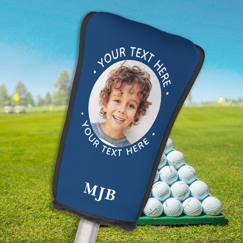 Golfer Create Your Own Personalized Monogram Golf Head Cover
