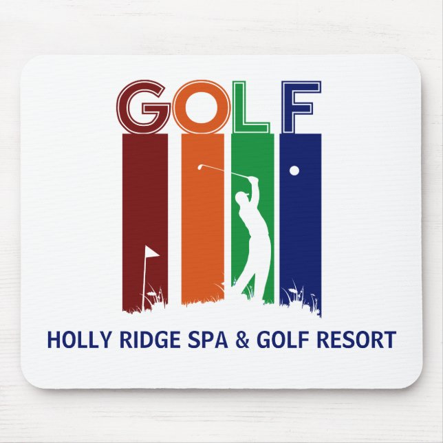 Golfer Customized Mouse Pad (Front)