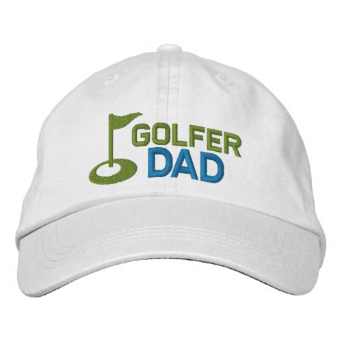 Golfer Dad Embroidered Baseball Hat
