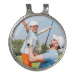 Golfer Dad Father Daughter Personalized Photo Golf Golf Hat Clip