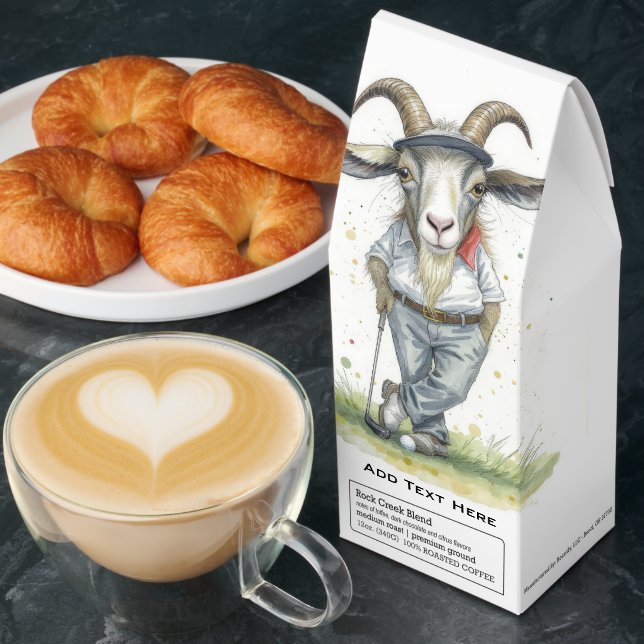 Golfer Design Roasted Coffee (Breakfast)