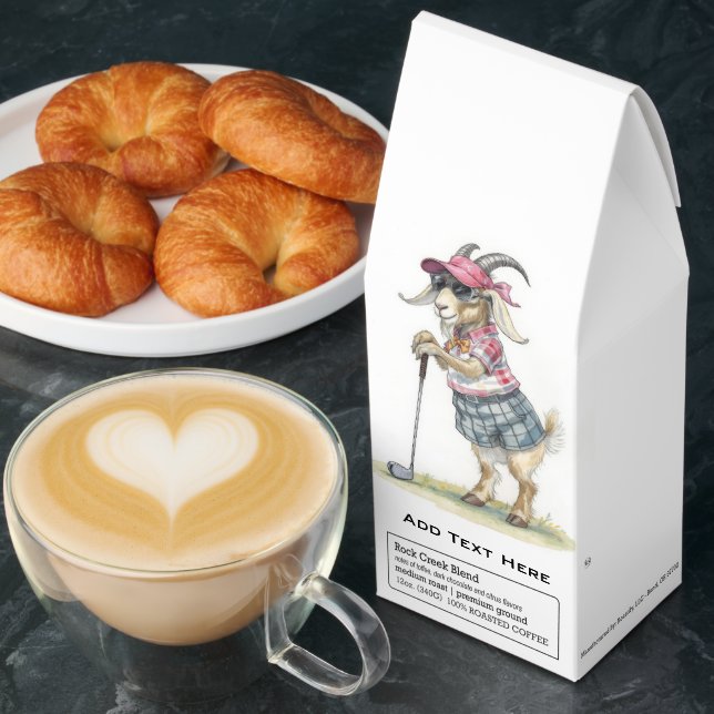 Golfer Design Roasted Coffee (Breakfast)