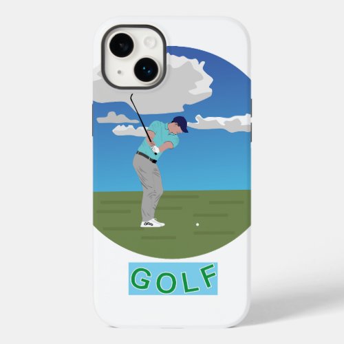 Golfer during a match Case_Mate iPhone 14 plus case