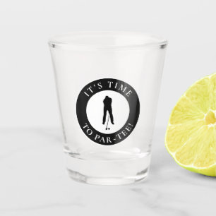 Golfer Funny It's Time To Par-Tee Golf  Shot Glass