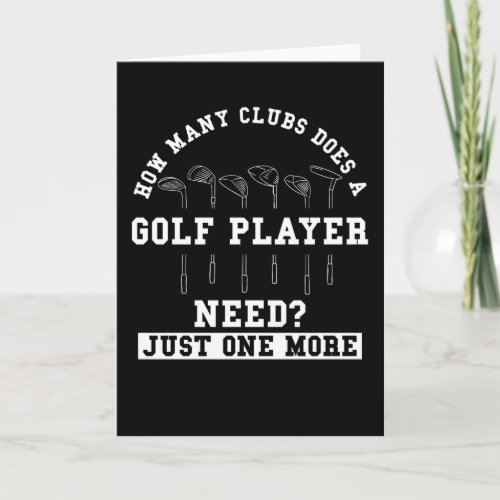 Golfer Gift Card