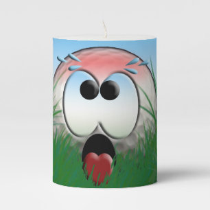 Golfer Gift Idea Golf Player Golfball Humor Funny Pillar Candle