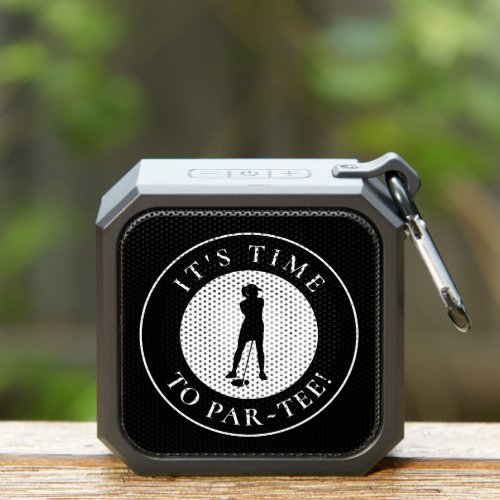 Golfer Golf Funny Sports Par Tee Ladies Cute Black Bluetooth Speaker